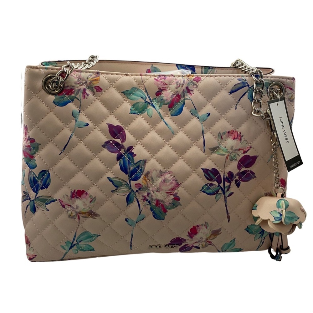 Nine West Dielle Floral Shoulder Handbag